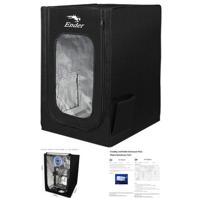 Portable Fire-Retardant 3D Printer Enclosure - Ideal for Ender Series & More