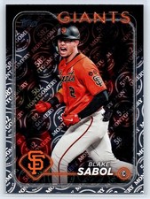 2024 Topps Blake Sabol 582 Montgomery Club Parallel San Francisco Giants #521
