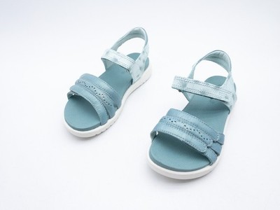 ecco Kinder Sandalette Sandale Halbschuh Sommerschuh blau Gr 28 EU Art 35041-30