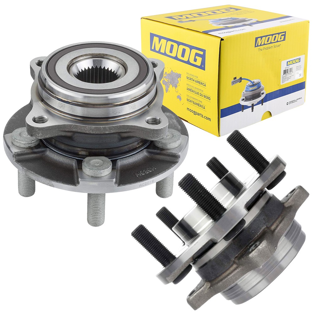 Pair MOOG Rear Wheel Bearing Hub For 2015  - 2020 Ford Mustang Ford GT