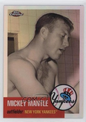 2007 Topps Chrome The Story Refractor /500 Mickey Mantle #MMS17 HOF n1u