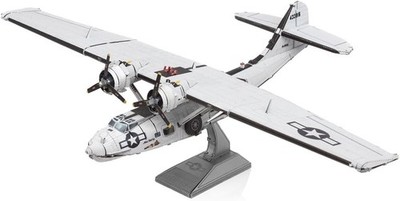 Metal Earth Consolidated PBY Catalina 3 Sheet 3D Model + Tweezer 00139