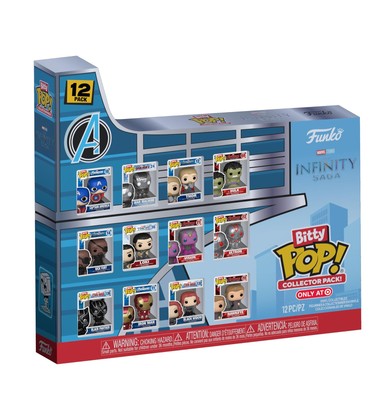 Funko Bitty Pop! Marvel: Infinity Saga 12pc Multipack - 0.9 Inch (2.2 cm) - Marv