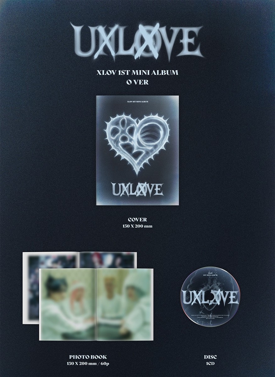 XLOV UXLXVE 1st Mini Album 2 Ver SET/2CD+2 Photo Book+2 Sticker+4