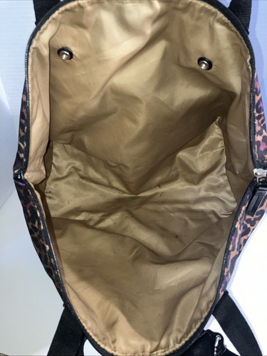 Coach Ocelot Sateen Getaway Weekender Tote, Tag, Zip Top, READ - Picture 21 of 21