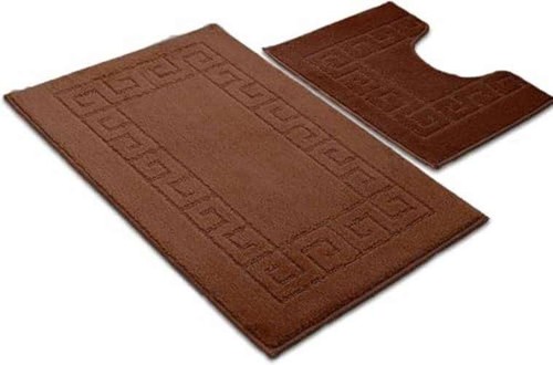 Paradise Products Greek Style Bath Mat Set 2-Piece  Assorted colors