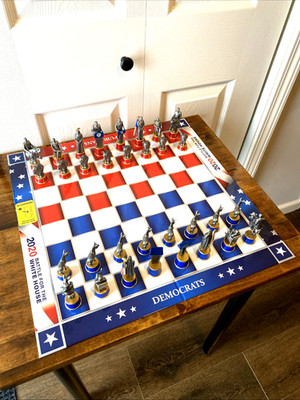 2020 Battle For The White House Chess Set Republicans VS Democrats Biden Trump