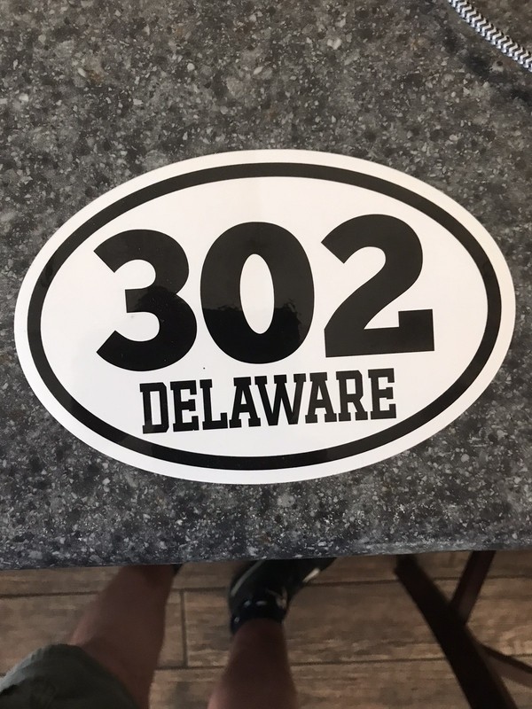 delaware 302 sticker