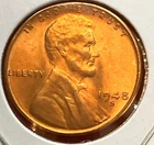 1948-S Lincoln Wheat Cent Penny GEM RED BU From an Original Bank Roll