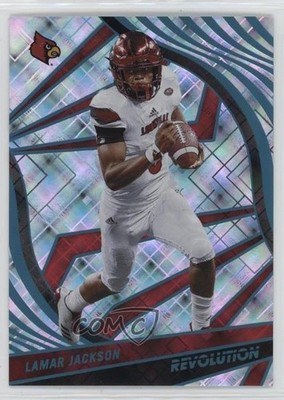 2023 Panini Chronicles Draft Picks Revolution Cosmic 61/99 Lamar Jackson 19n6