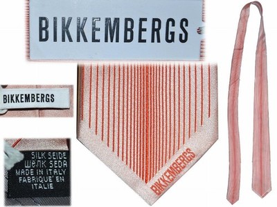BIKKEMBERGS Men's Tie 100% Silk Made In Italy BK03 T0P