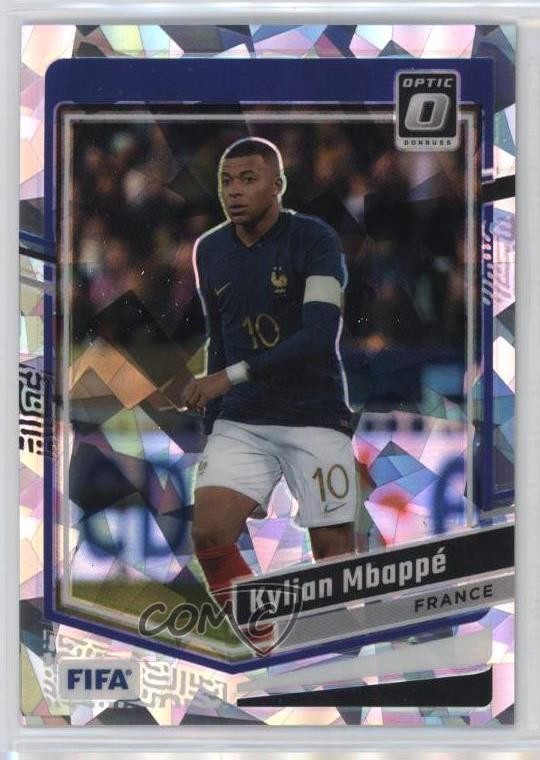 2023-24 Panini Donruss FIFA Optic Ice Prizm Kylian Mbappe #17 03po