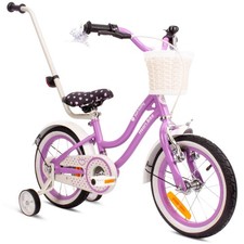 Kinderfahrrad 14 Zoll M&auml;dchenfahrrad Kinderrad Fahrrad 3-5 Jahre St&uuml;tzr&auml;der
