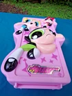 The Powerpuff Girls flying colors plastic box crayon pencil box