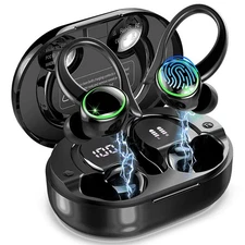 Wireless Earbuds, Bluetooth Headphones Sports, 50H Playback Over-Ear Buds wit...