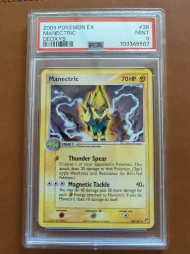 Manectric graded PSA 9 for sale on eBay