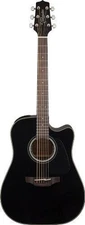 Takamine GD30CE-BLK 6 String Black Dreadnought Acoustic Electric Guitar  