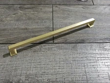 Amerdeco 10 Pack Brushed Gold Cabinet Pulls 10 Inch Hole Centers Cabinet Handles