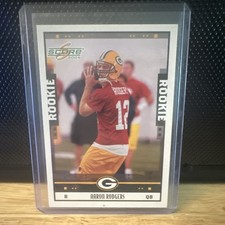 Donruss Score 2005 Rookie Card Aaron Rodgers #352 Green Bay Packers NFL Football. rookie card picture
