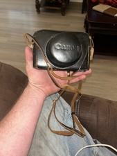 Canon Canonet Black Vintage Rangefinder Camera with Case