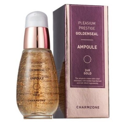 CHARMZONE Pleasium Prestige Goldenseal 24K Gold Ampullenserum 30ml Anti-Aging