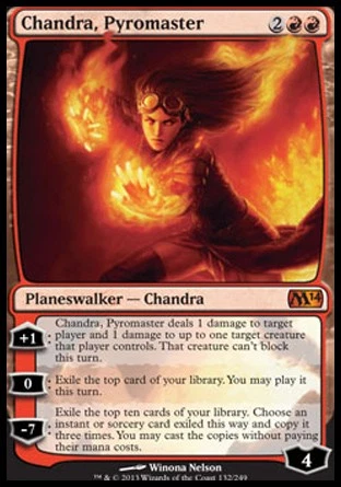 Magic MTG - Chandra, pyromaîtresse - Magic 2014 - EXC - FR - Photo 1/1