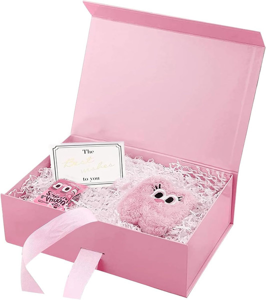 Geschenkbox Mit Deckel, Geschenkverpackung Box, Dekorative Box Mit Schleife Magn-image