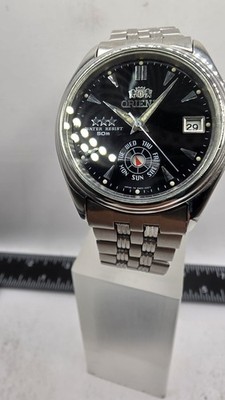 Orient EM5J CO CA Automatic Stainless Steel Serviced Wristwatch Day-Date 