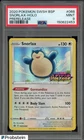 2020 Pokemon SWSH BSP Prerelease #068 Snorlax Holo PSA 9 MINT