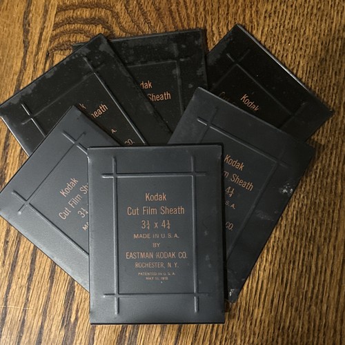 3 1/4 x 4 1/4 in Kodak Cut Film Sheath Set of 6 in Original Box- Rare antique - Picture 2 of 5