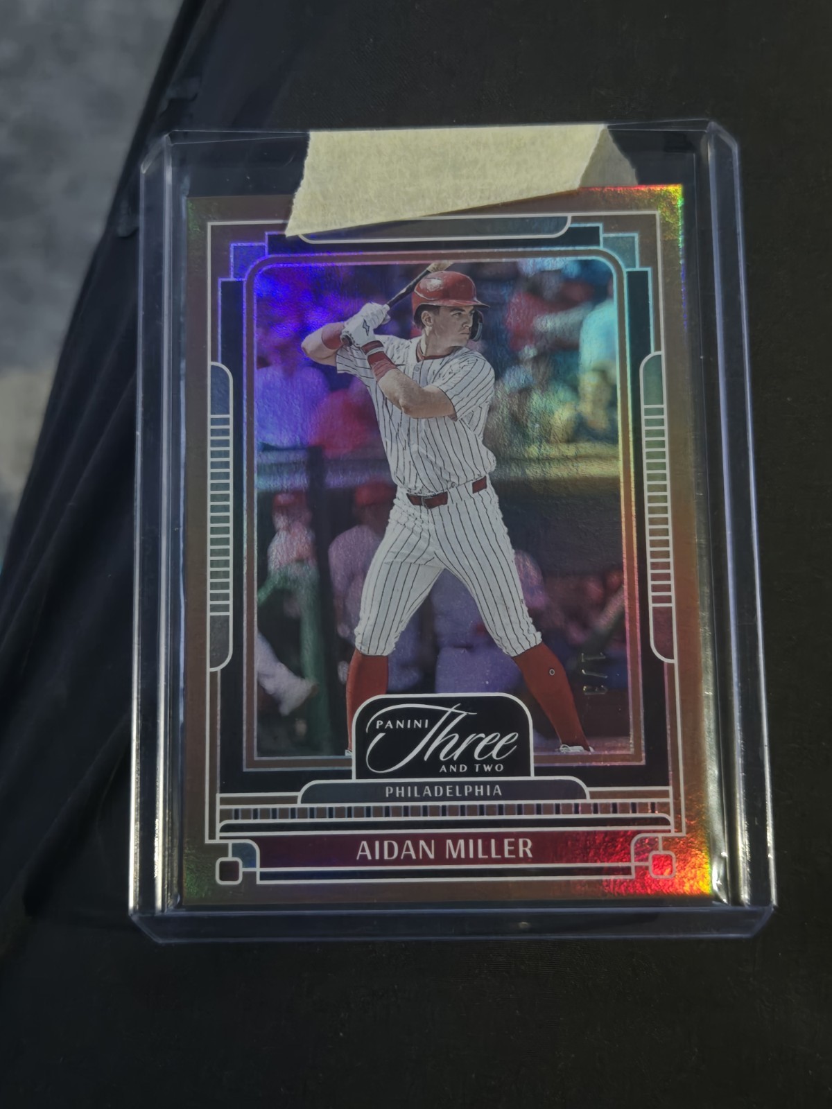 2025 Panini Three and Two - Aidan Miller, Aidan Miller #104 Holo #'d 1/3