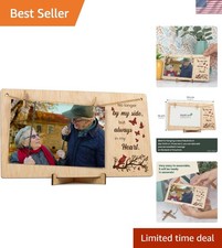 Rustic Memorial Picture Frame for 4x6 Photos - Sympathy Gift for Loved Ones