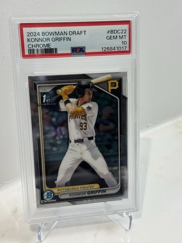 2024 Bowman Draft Chrome Konnor Griffin PSA 10 #1 Prospect