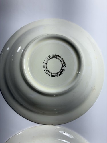 Vintage Lot Of 4 SUPERIOR HALL QUALITY DINNERWARE CROCUS 5-1/2” Dessert Bowls - Picture 6 of 8
