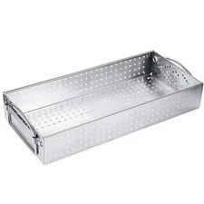 Mesh Cutlery Tray Drawer Organizer Stainless Steel Utensil Silverware Storage