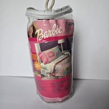 Vintage 2001 Mattel BARBIE PRINCESS 4 Piece Toddler Bed Set PINK NEW Orginal BAG