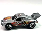 1998 Hot Wheels Crashers Baja Bruiser DieCast Toy Truck Silver CRSH 360 Vintage