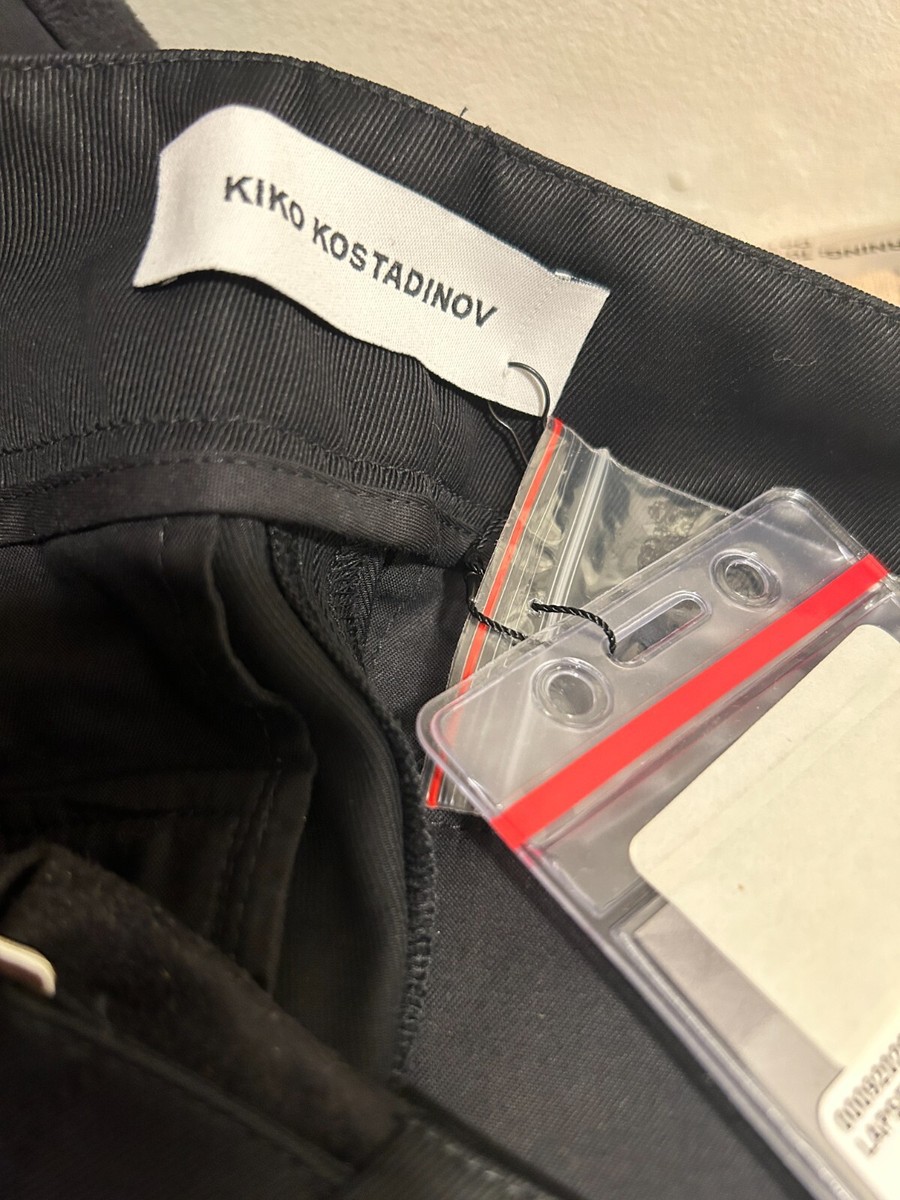 Kiko Kostadinov kiko lahti pants trouser black 2020 size IT