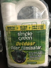 Simple Green Outdoor Odor Eliminator for Patios Decks Dog Runs Yards Used See