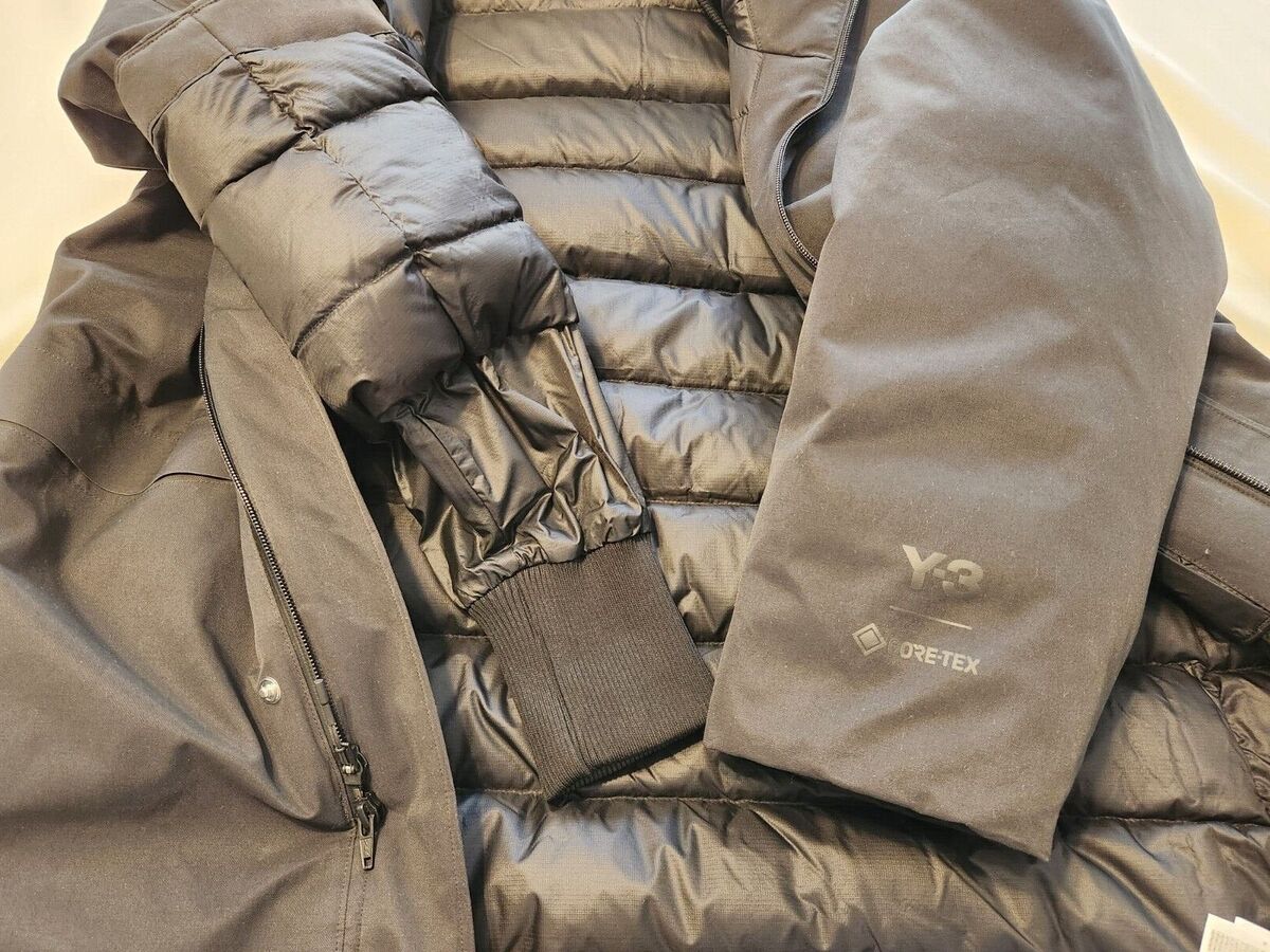 Adidas Y-3 CLASSIC CO GORE-TEX DOWN Parka Coat Down Puffer Adidas Y-3 CLASSIC CO GORE-TEX DOWN Parka Coat Down Puffer