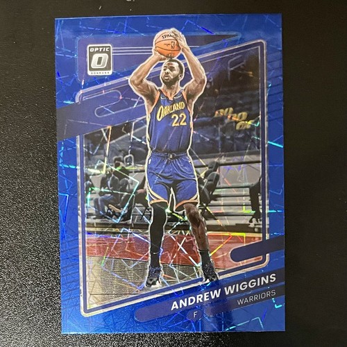 Andrew Wiggins 2021-22 Optic NBA Blue Velocity Holo Prizm #113 Warriors