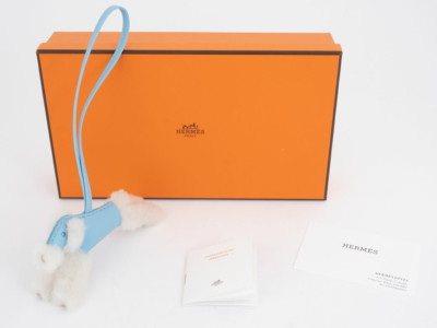 HERMES Fox Terrier Buddy Charm Blue | eBay