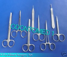 8 Pcs O.R Grade Minor Surgery Surgical Instruments Set