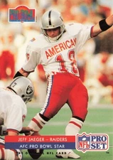 1992 Pro Set #385 Jeff Jaeger Los Angeles Raiders