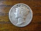 1942 S "Mercury" Liberty Silver Dime VF+!  #61518