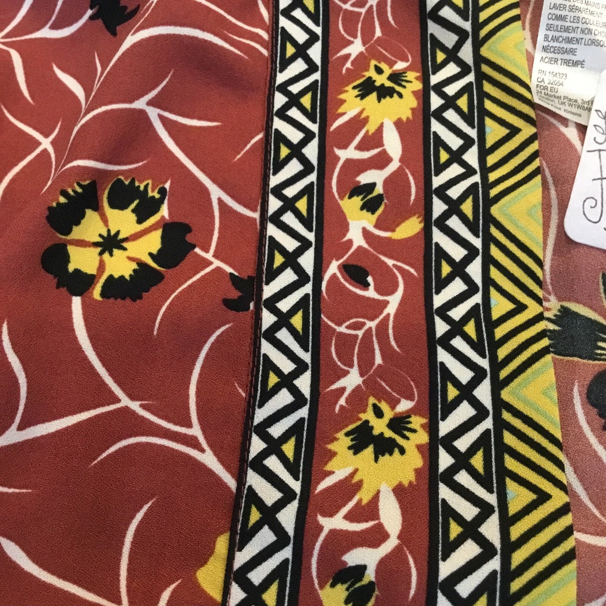 Woman's Free People Kimono Rust, Yellow, Black Size One Size | eBay