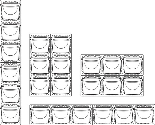 Wall Mounted Vertical Garden Plants Pots Kit Home Hanging Plant Herbs Flower Pot - Picture 9 of 9