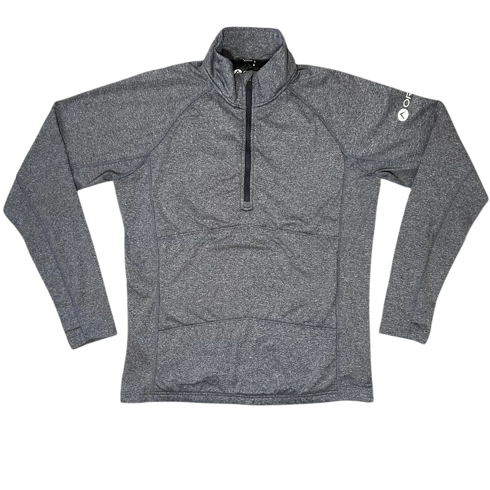 OROS Solarcore Explorer 1/4 Zip Pullover Jacket Size SMALL Blue Heather Active
