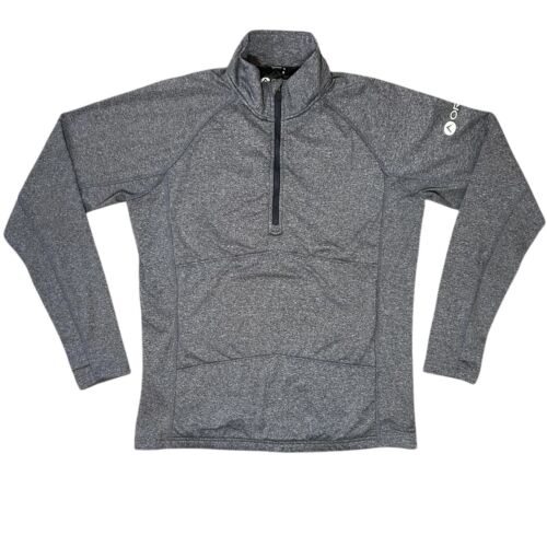 OROS Solarcore Explorer 1/4 Zip Pullover Jacket Size SMALL Blue Heather Active