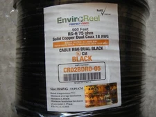 Perfect Vision EnviroReel 500' RG6 Coax Dual Solid Copper Cable CR02BDR0-05
